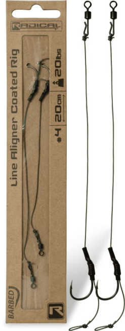 Radical Line Aligner Coated Rig 20lbs 20cm #4