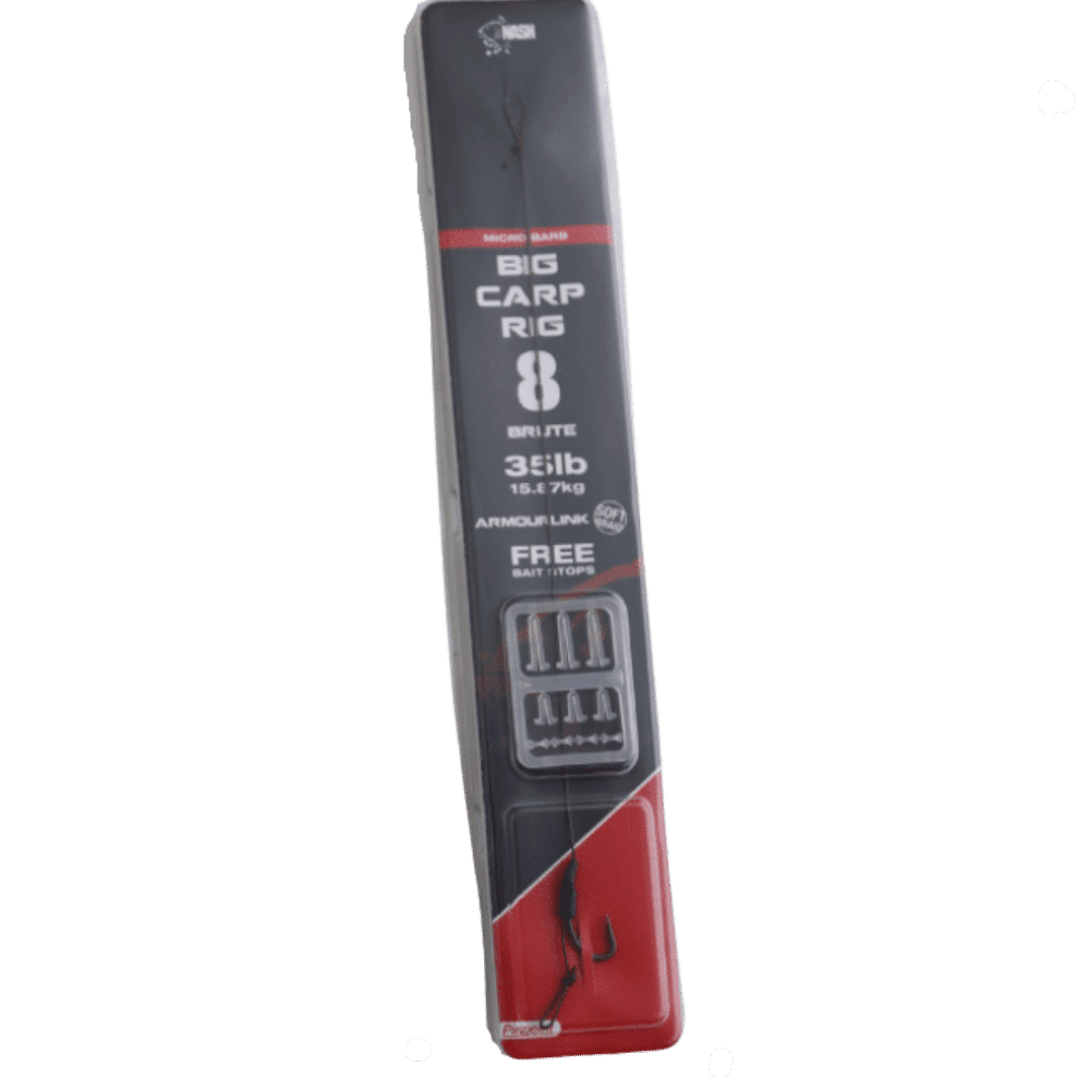 Nash Big Carp Rig Hakengröße 8 - Micro Barb 1 Nash Big Carp Rig Hakengröße 8 - Micro Barb