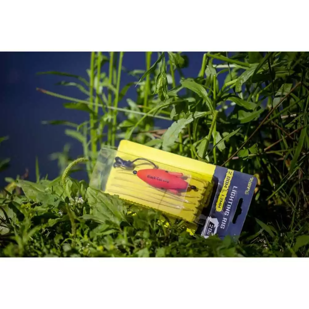 Black Cat Worm Pop Up Rig 80 Cm Hakengröße 2/0 2 Black Cat Worm Pop Up Rig 80 Cm Hakengröße 2/0 – Bild 2