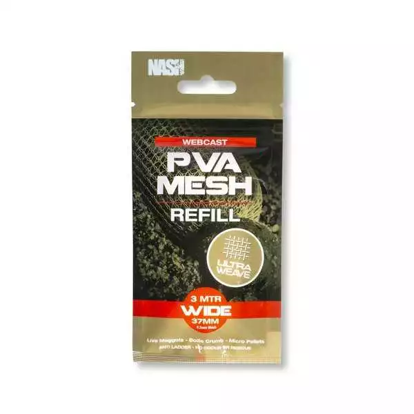 Nash Webcast Ultra Weave PVA Refill Wide 1 Nash Webcast Ultra Weave PVA Refill Wide