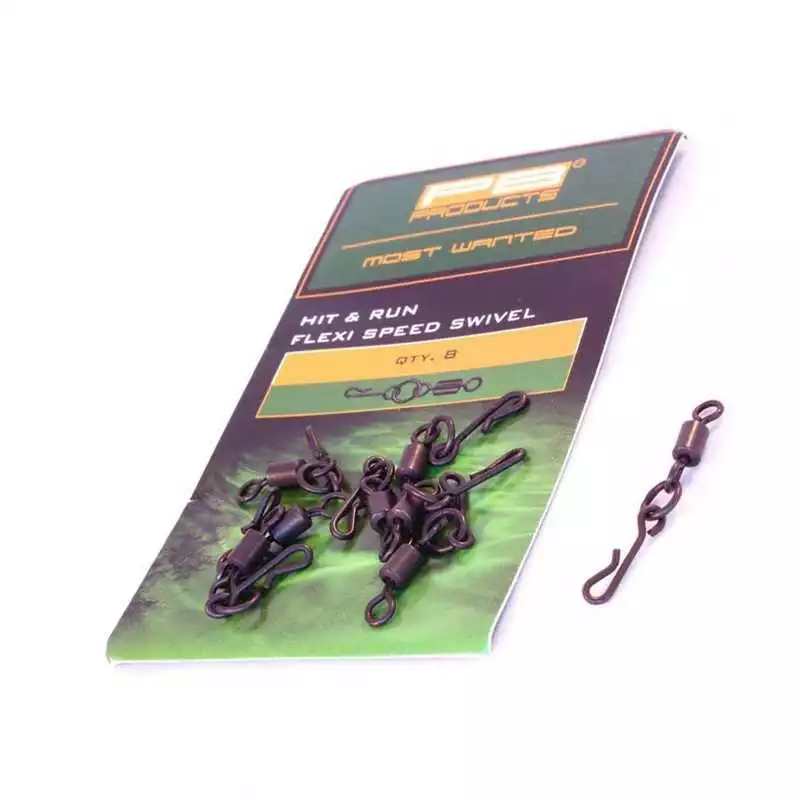 PB Products Hit & Run Flexi-Ring Speed Swivel 8 Stück 1 PB Products Hit & Run Flexi-Ring Speed Swivel 8 Stück