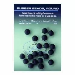 Jenzi - Gummiperlen Schwarz