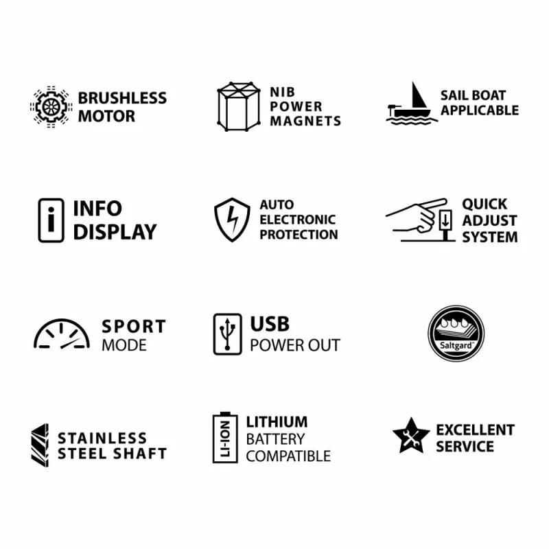 Rhino - BLX 70 Elektro-Außenbordmotor 2 Rhino - BLX 70 Elektro-Außenbordmotor – Bild 2