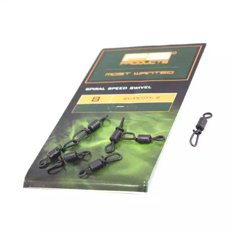 PB Products Spiral Speed Swivel 8 Stück 1 PB Products Spiral Speed Swivel 8 Stück